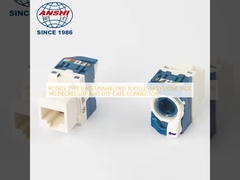 ĐẦU JACK KEYSTONE CAT6 KHÔNG CHẮN, KHÔNG CẦN DỤNG CỤ, XOAY 180 ĐỘ, UTP RJ45, ĐẦU NỐI UTP CAT6