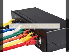 BẢNG ĐIỀU KHIỂN ĐỂ BÀN 8 CỔNG CAT5E CAT6 CAT6A CÓ CHỐNG NHIỄU 90 ĐỘ ĐẦU VÀO PUNCH FTP STP