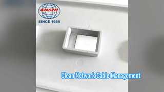 ANSHI RJ45 Tấm tường Quản lý cáp mạng dễ dàng