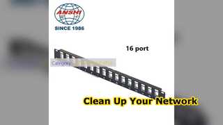 Hướng dẫn thiết lập bảng vá lỗi gắn trên giá đỡ 12 cổng 1U