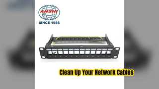 Giải pháp mạng nhỏ gọn 12 cổng Cat6 Patch Panel