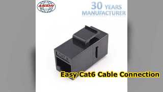 Dễ dàng thiết lập bộ ghép nối Keystone Cat6 RJ45