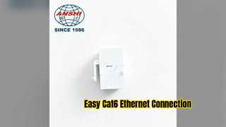 Giắc cắm Keystone ANSHI Cat6 RJ45 Đầu nối Ethernet dễ dàng