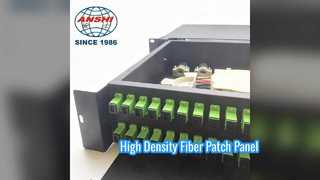 Giải pháp bảng điều khiển sợi quang gắn trên giá đỡ 1U 48 cổng