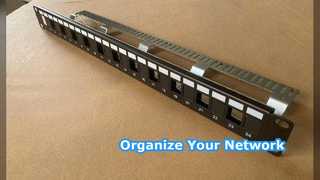 Bảng vá ANSHI Cat6A STP 24 Cổng 1U