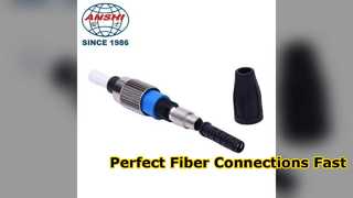 Đầu nối cáp quang nhanh Giải pháp FTTH có độ chính xác cao