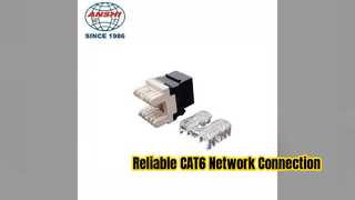 CAT6 UTP Keystone Jack Đầu nối cáp mạng đáng tin cậy