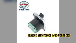 Giải pháp ổ cắm gắn bảng điều khiển RJ45 chống nước công nghiệp