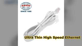 Giải pháp mạng LAN tốc độ cao cáp Ethernet Cat6 siêu mỏng