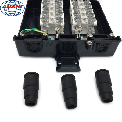 10 Paris Outdoor Telephone Distribution Terminal Block With Non - Protective STB Module for large telephone wire