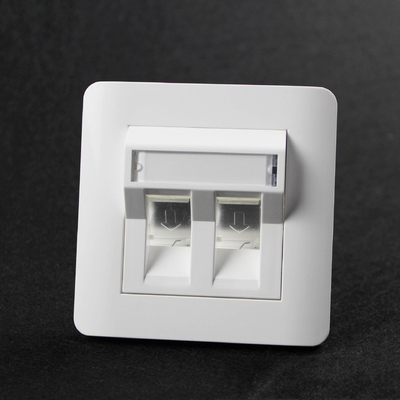 1pc/Poly Bag RJ45 Cat 5e Network Cable Faceplate