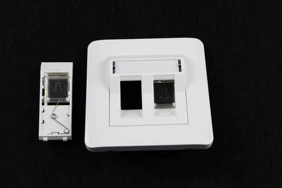 1pc/Poly Bag RJ45 Cat 5e Network Cable Faceplate