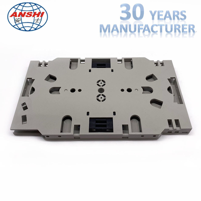 Plastic Flexible Fiber Termination Tray 12 Core Capacity For Distribution Frame
