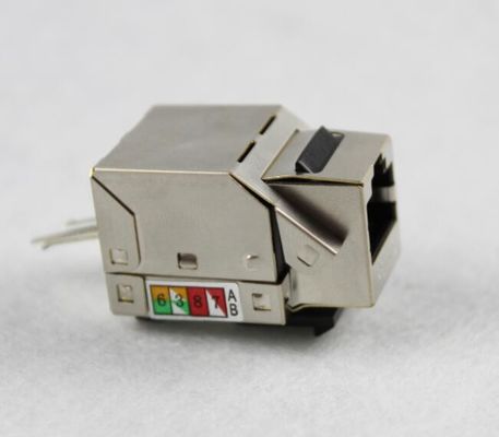 Giắc cắm Keystone RJ45 CAT5E CAT6 CAT6A Giắc cắm Keystone được bảo vệ bằng màu kim loại