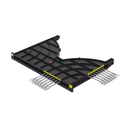 Chân loại Cable Management Tray 24 Port Cable Manager cho Data Center Rack / Cabinet