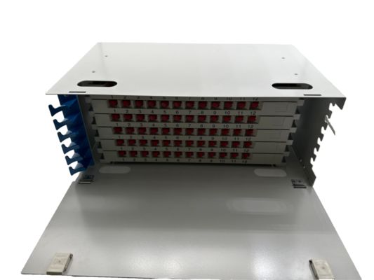 Rack Mount ODF 72 Core Fiber Optic Patch Panel Đối với viễn thông