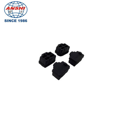 Silicone Black Corrosion Resistant RJ45 Port Dust Cover for Ethernet Port Protection