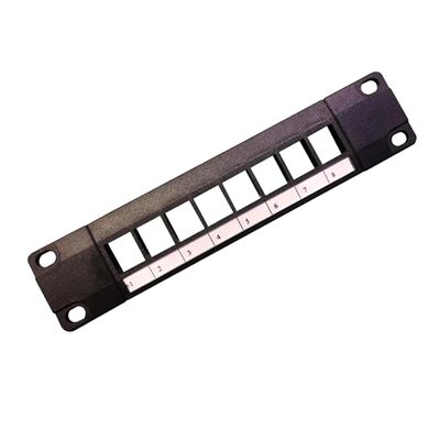 Bảng vá mô-đun không tải 8 cổng với khả năng tương thích CAT6A cho kết nối RJ45