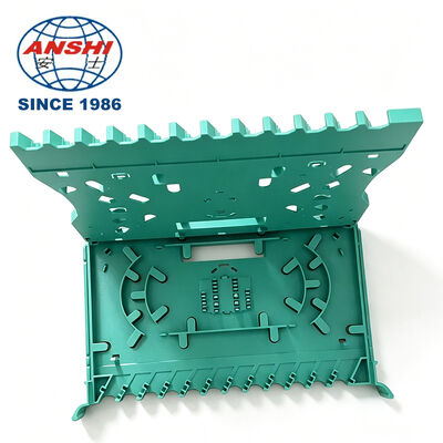 Khay nối cáp quang 24 lõi, Đầu nối SC FC tích hợp, Khay nối ODF 24C cấp viễn thông không có jumper