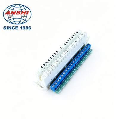 10 Cặp Module LSA-PLUS 20 Cực Terminal PCB Đầu Nối Điện Thoại XL-011L ABS Gắn Profile Sau Bảng Mạch Viễn Thông