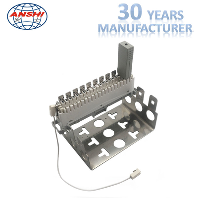 Khối đầu cuối 10 cặp Krone Dòng đơn trên bộ bảo vệ quá áp