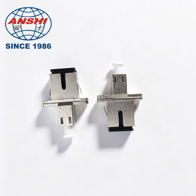 SC đến LC Simplex Hybrid Fiber Optic Adapter PC/APC, Metal Flange, Single Mode / Multi Mode cho Patch Cord Pigtail