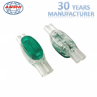 ĐẦU NỐI DÂY BÚT MÀU XANH LÁ CÂY U1B 2 CHÂN 2 CHÂN DÙNG CHO DÂY 0.9-1.3MM CÓ MỠ BÔI TRƠN