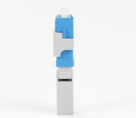 FTTH SC / UPC Fast Connector blue Field assembly Singlemode Flat Optical Fiber Joint Cable